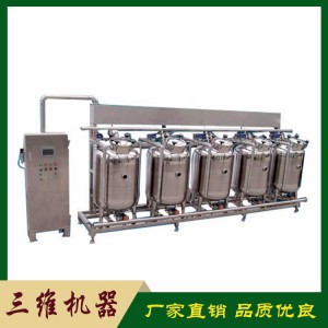 全自动泡豆系统 连续煮浆系统 全自动豆腐步进式压榨机 全自动熏豆干机 自动上豆磨浆煮浆系统