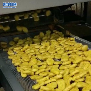 油炸流水线 全自动油炸机 膨化食品油炸流水线