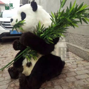 仿真熊猫 园林景区商场摆件 动物生态场馆博物馆 影视道具