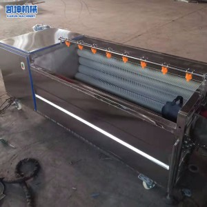 厂家供应全自动土豆去皮机 大蒜毛辊清洗去皮机