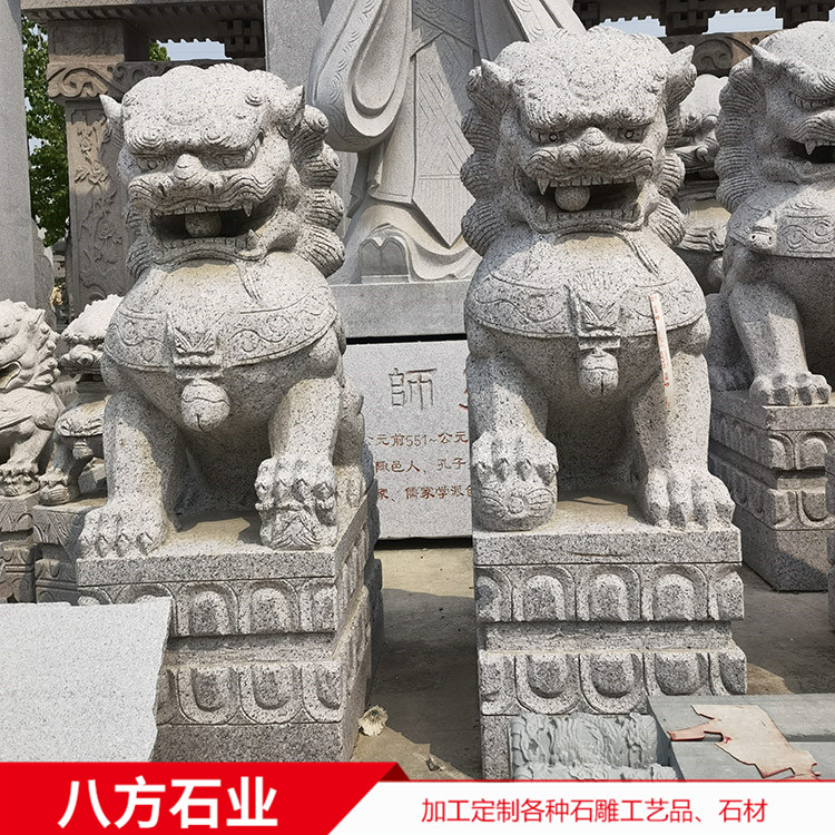 大理石石雕麒麟 貔貅 公司別墅門口石雕動(dòng)物擺件