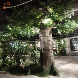 仿真榕树 石榴树 景观树 场景仿真树造景