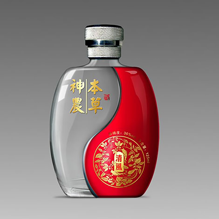 透明冷饮瓶铝盖瓶 盐水瓶